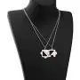 KUIYAI Best Friend Puzzle Piece Necklace 2 Pair of Jigsaw Puzzle Piece Necklace Set Couple BFF Friendship Pendant Jewelry Siblings Gift KUIYAI Best Friend Puzzle Piece Necklace 2 Pair of Jigsaw Puzzle Piece Necklace Set Couple BFF Friendship Pendant Jewelry Siblings Gift