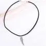 Yfe Angel Wing Necklace Choker Black Cord Choker Necklace for Women and Girls Personalized Choker Pendant (Silver) Yfe Angel Wing Necklace Choker Black Cord Choker Necklace for Women and Girls Personalized Choker Pendant (Silver)