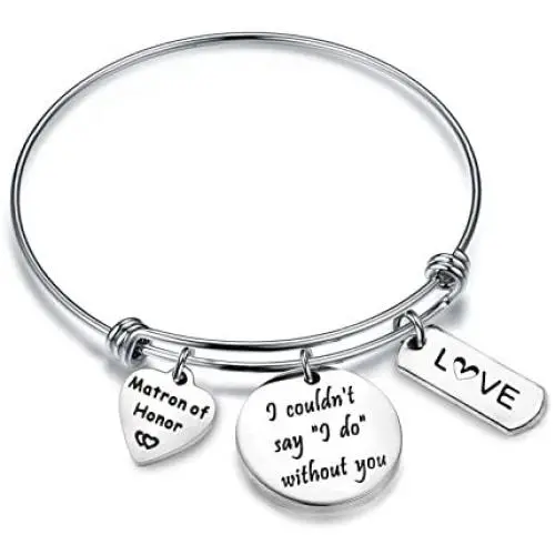 Zuo Bao Bridesmaid Gift I Couldnt Say I Do Without You Bracelet Matron of Honor Jewelry Maid of Honor Proposal Gift Zuo Bao Bridesmaid Gift I Couldnt Say I Do Without You Bracelet Matron of Honor Jewelry Maid of Honor Proposal Gift