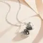 Urn Necklaces for Human Ashes for Women Men, Cremation Jewelry for Ashes, AEONSLOVE Sterling Silver Cremation Urn Memorial Pendant Ashes Necklace Keepsake Gifts for Women Men Adult
