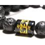 DMtse 2X Tibetan Buddhist Om Mani Padme Hum Power and Success Earth Volcanic Lava Buddha Bracelet for Mens Womens and Yogis DMtse 2X Tibetan Buddhist Om Mani Padme Hum Power and Success Earth Volcanic Lava Buddha Bracelet for Mens Womens and Yogis