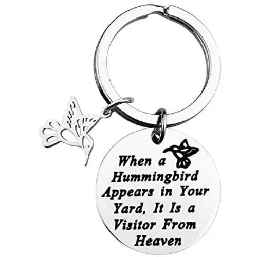 MAOFAED Hummingbird Gift Hummingbird Memorial Gift Hummingbird Lover Gift Loss of Love One Gift When a Hummingbird Appears in Your Yard It is a Visitor from Heaven MAOFAED Hummingbird Gift Hummingbird Memorial Gift Hummingbird Lover Gift Loss of Love One Gift When a Hummingbird Appears in Your Yard It is a Visitor from Heaven