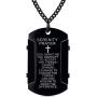Jude Jewelers Stainless Steel Christian Cross Serenity Prayer Religious Pendant Necklace