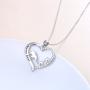 Sterling Silver For Mom Necklace Mothers Day Gift Mama Bear Pendant Necklace or Bracelet for Mum