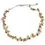 NOVICA Dyed Freshwater Cultured Pearl Necklace with Carnelian and Peridot Stones, 16.25'' Tropical Elite NOVICA Dyed Freshwater Cultured Pearl Necklace with Carnelian and Peridot Stones, 16.25'' Tropical Elite