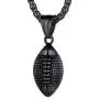 Richsteel Mens Womens Football/Basketball/Soccer/Fitness Dumbbell/Gloves Necklace 22 Chain Stainless Steel Hip Hop Jewelry Sports Fan Gift Customizable Service