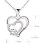ALOV Jewelry Sterling Silver Godmother Cubic Zirconia Pendant Necklace ALOV Jewelry Sterling Silver Godmother Cubic Zirconia Pendant Necklace