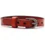 Xusamss Fashion Simple Alloy Buckle Bangle Leather Wristhand Bracelet,6''-8'' Wrist