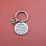 Eigso Bee Charm Keychain Perhaps The Bee is More Honored Because of What She Does for Others Appreciation Gift for Employee Teacher