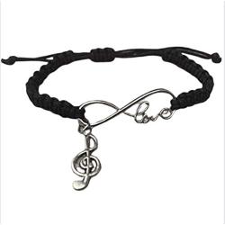 Infinity Collection Music Bracelet - Music Jewelry - Music Gift - Music Note- Music Lover Jewelry Gift