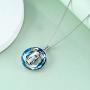 ONEFINITY Penguin Gifts 925 Sterling Silver Penguin Necklace Crystal Penguin Pendant Jewelry for Women