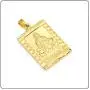Fusamk Fashion Plated 18K Gold Buddha Dog Tag Pendant Guan Yin Necklace,22'' Box Chain Fusamk Fashion Plated 18K Gold Buddha Dog Tag Pendant Guan Yin Necklace,22'' Box Chain