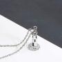 Glimkis Lighthouse Stainless Steel Urn Necklace Cremation Jewelry for Ashes Memorial Jewelry Ocean Keeper Memorial Pendant