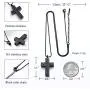 zeqingjw Stainless Steel Cross Memorial Cremation Jewelry for Ashes Urn Pendant Necklace Keepsake Jewelry Urn - Cremation Pendant Necklace zeqingjw Stainless Steel Cross Memorial Cremation Jewelry for Ashes Urn Pendant Necklace Keepsake Jewelry Urn - Cremation Pendant Necklace