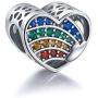 I Love You Forever Charms Mother and Daughter Charm Necklace Pendant 925 Sterling Silver Family Charms for Bracelets Women DIY Christmas Jewellery Gift for Mom Daughter
