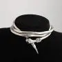 KUIYAI Flexible Bendable Snake Necklace Wrap Bangle Twistable Snake Jewelry KUIYAI Flexible Bendable Snake Necklace Wrap Bangle Twistable Snake Jewelry