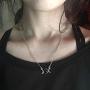 Triple Moon Goddess Symbol Semi-Precious Stones Jewelry
