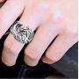 N-A Retro Individuality Rings for Women Men Necessary Accessories for Nightclubs Bars Personality Dragon Loong Jewelry Ring