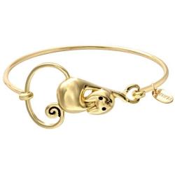 SENFAI Lovely Cat Bracelets for Women Cute Girls Fashion Bangle Animal Jewelry