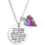 Inspirational Quote Pendant Necklace for Women & Girls with Crystal from Swarovski Inspirational Quote Pendant Necklace for Women & Girls with Crystal from Swarovski