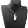 FAADBUK Alice in Wonderland Inspired Jewelry Alice in Wonderland BFF Friendship Gift Inspired by Alice Eat Me Drink Me Set Necklace