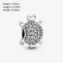 Pandora Jewelry Pave Sea Turtle Cubic Zirconia Charm in Sterling Silver Pandora Jewelry Pave Sea Turtle Cubic Zirconia Charm in Sterling Silver
