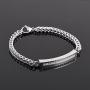 Cremation Urn Cuff Bracelet for Ashes Stainless Steel Crystal Cube Cremation Bangle Keepsake Ashes Jewelry