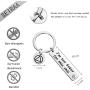 SEIRAA Jewelry Gifts Sobriety for Women Men I’m Too Sober for This Shit Keychain Addiction Recovery Gifts 12 Steps Jewelry