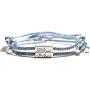 PIPIDREAM 2Pcs Valentines Day Couple Bracelet for Women Love Friendship Rope Braided Distance Bangle Magnetic Bracelets Paired Jewelry Lover Men Bracelet