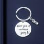 SIDIMELO Hairdresser Keychain I Will Cut You Appreciation Employee Graduation Fashion Hairdresser Perfect Salon Owner Hair Birthday Gifts for Fashion Hairdresser
