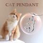 Sterling Silver Cute Cat Lover Gift Cat Pendant Necklace for Women Teen Girls, 18 Inches