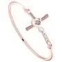 WUSUANED Infinity Love Heart God Cross with Faith Inscription Christian Bracelet Religious Gift for Women Girls