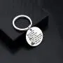 WSNANG Inspirational Feminist Jewelry RBG Quote I Ask No Favors for My Sex All I Ask for Our Brethren is That They Take Their Feet Off Our Necks RBG Keychain