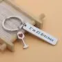 BEKECH 21st Birthday Gifts for Her Im 21 Bitch Keychain Celebrate Turning Twenty One 21st Birthday Gift Happy Birthday Jewelry 21st Birthday Party Fabulous Keepsake