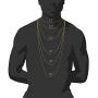 FREE REPLACEMENT 3mm 4mm 6mm 8mm 10mm 12mm Gold herringbone Chain NECKLACE
