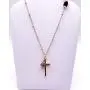 Religious Necklace for Women 18K Gold Plated Chain Cross & Miraculous Pendant Genuine Azabache Protection Jewelry