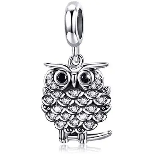 BAMOER 925 Sterling Silver Cute Sloth Charms Beads for Snake Chain Bracelet Necklace Cute Animal Pendant BAMOER 925 Sterling Silver Cute Sloth Charms Beads for Snake Chain Bracelet Necklace Cute Animal Pendant