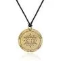 fishhook Key of Solomon The Second Pentacle of Jupiter for Glory,Riches,Tranquility of Mind Necklace