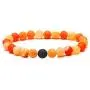 SIVITE 2PCS Natural Lava Stone Multicolor Weathered Agate Beads Bracelet Essential Oil Diffuser Bracelet SIVITE 2PCS Natural Lava Stone Multicolor Weathered Agate Beads Bracelet Essential Oil Diffuser Bracelet