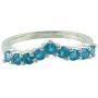 Carillon Stunning Neon Apatite Natural Gemstone Round Shape Wedding Ring 925 Sterling Silver Jewelry For Women for Men