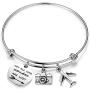 SEIRAA Not All Who Wander Are Lost Bracelet Wanderlust Gift Inspirational Jewelry For Wanderer Traveler