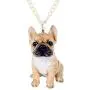 DUOWEI Acrylic Cute French Bulldog Pug Dog Necklace Anime Halloween Pendant Jewelry for Women Teen Girls Charms Gifts DUOWEI Acrylic Cute French Bulldog Pug Dog Necklace Anime Halloween Pendant Jewelry for Women Teen Girls Charms Gifts