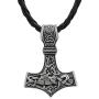 SONGCHANGJEWELRY Norse Viking Necklace for Men - Thors Hammer Mjolnir Stainless Steel Viking Talisman Jewelry Men Mjolnir Compass Amulet Pendantnt
