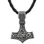 SONGCHANGJEWELRY Norse Viking Necklace for Men - Thors Hammer Mjolnir Stainless Steel Viking Talisman Jewelry Men Mjolnir Compass Amulet Pendantnt