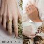 beautlace Cute Cat Adjustable Rings 18K Gold/Silver/Black Gun Plated Lovely Cats Animals Open Ring Jewelry for Women KR0029