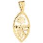 Jewels Obsession Silver Guam Pendant | 14K Yellow Gold-plated 925 Silver Guam Pendant