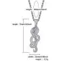 JINAO Hip Hop Iced Out Snake Animal Lovers Pendant Necklace with Micropave Simulated Diamond JINAO Hip Hop Iced Out Snake Animal Lovers Pendant Necklace with Micropave Simulated Diamond