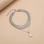 tenghong2021 Layered Rhinestone Cuban Necklaces Bracelet Set Layering Miami Butterflies Collar Cuban Link Chain Lock Pendant Necklace Bracelet Tennis Zirconia Bling Butterfly Chokers