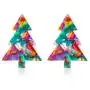 2020 New Rainbow Christmas Earrings for Women, Shiny Christmas Tree, Thanksgiving Themed Earrings, Cute Christmas Jewelry