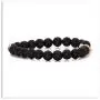 Xusamss Fashion 8mm Lava Rock Essential Oil Diffuser Bracelet Religious Cross Elastic Link Bracelet,7 1/2 Wrist Xusamss Fashion 8mm Lava Rock Essential Oil Diffuser Bracelet Religious Cross Elastic Link Bracelet,7 1/2 Wrist